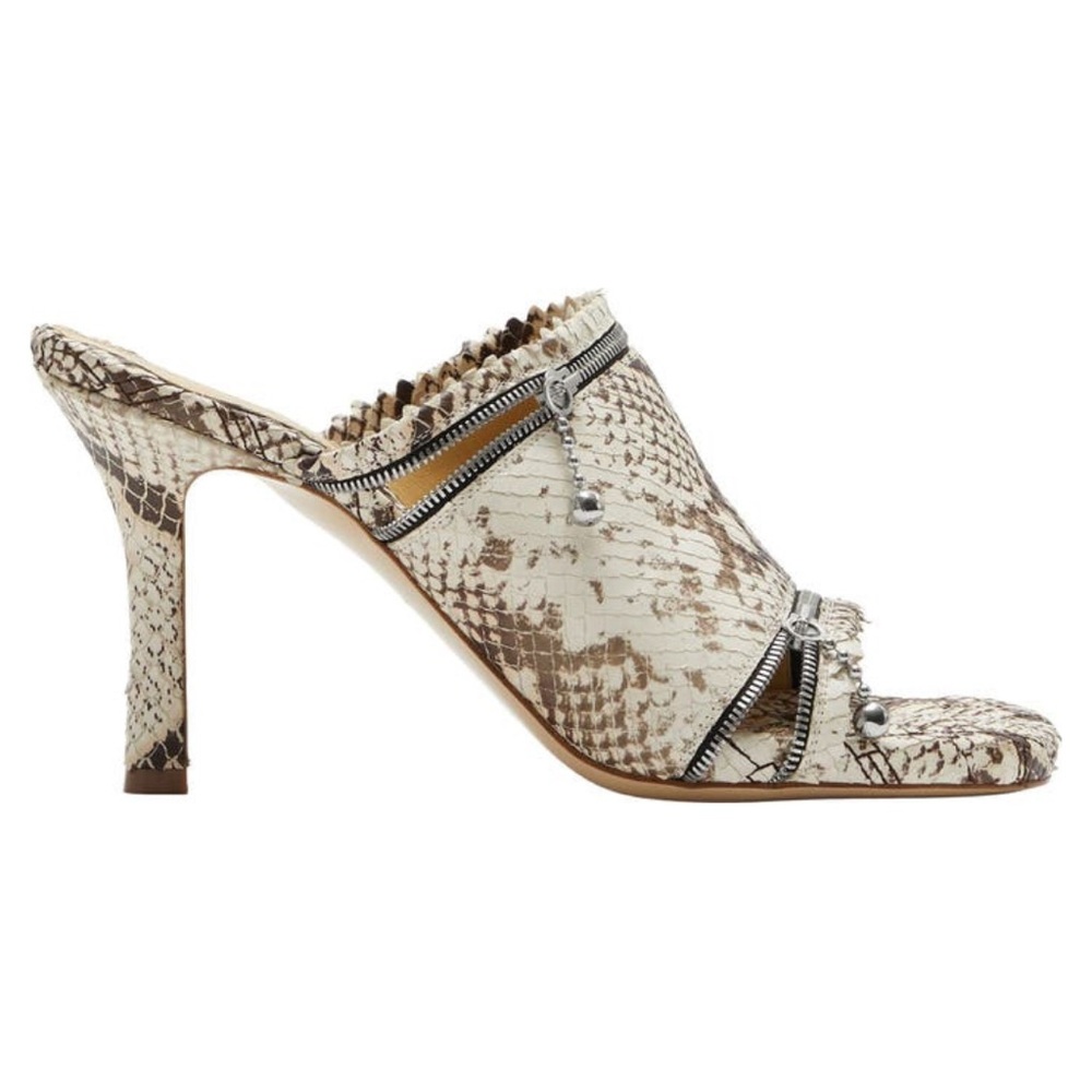 Burberry snake print Mules with High Heel